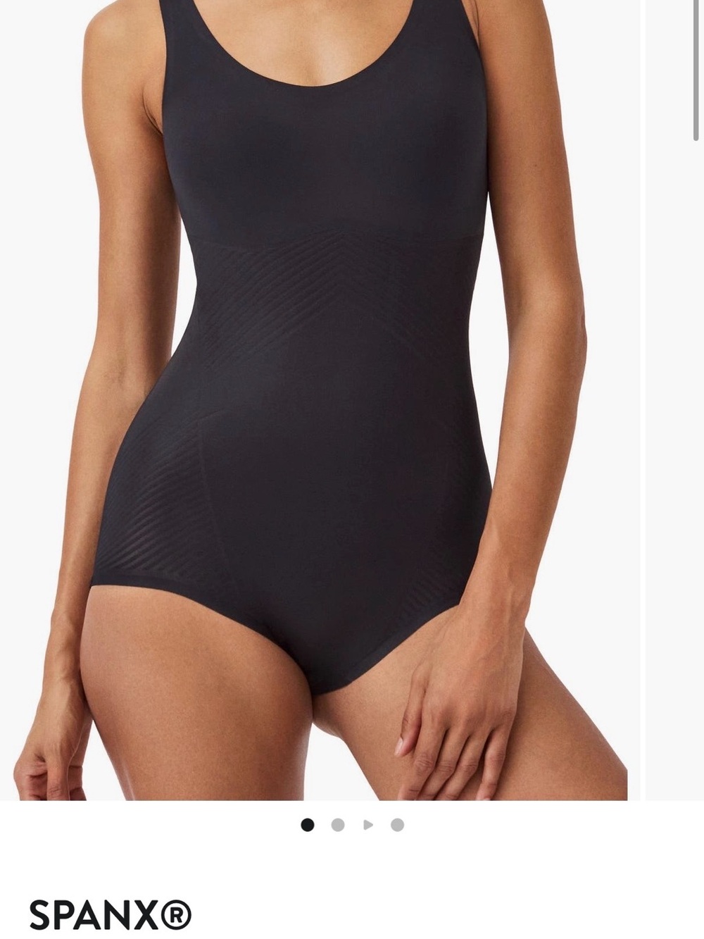SPANX Black Seamless Shaping Bodysuit